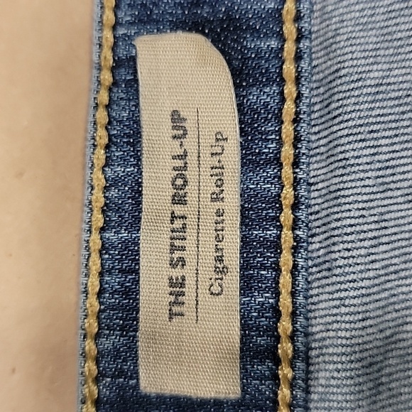 AG Adriano Goldschmied Size 26 "The Stilt Roll-Up" Cigarette Roll-Up Jean, GUC - Picture 3 of 13